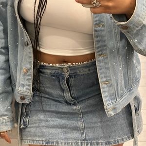 Jacket and skirt set